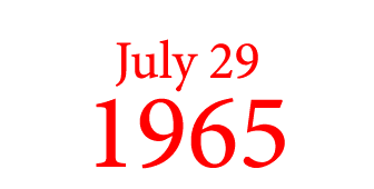 July 29 1965