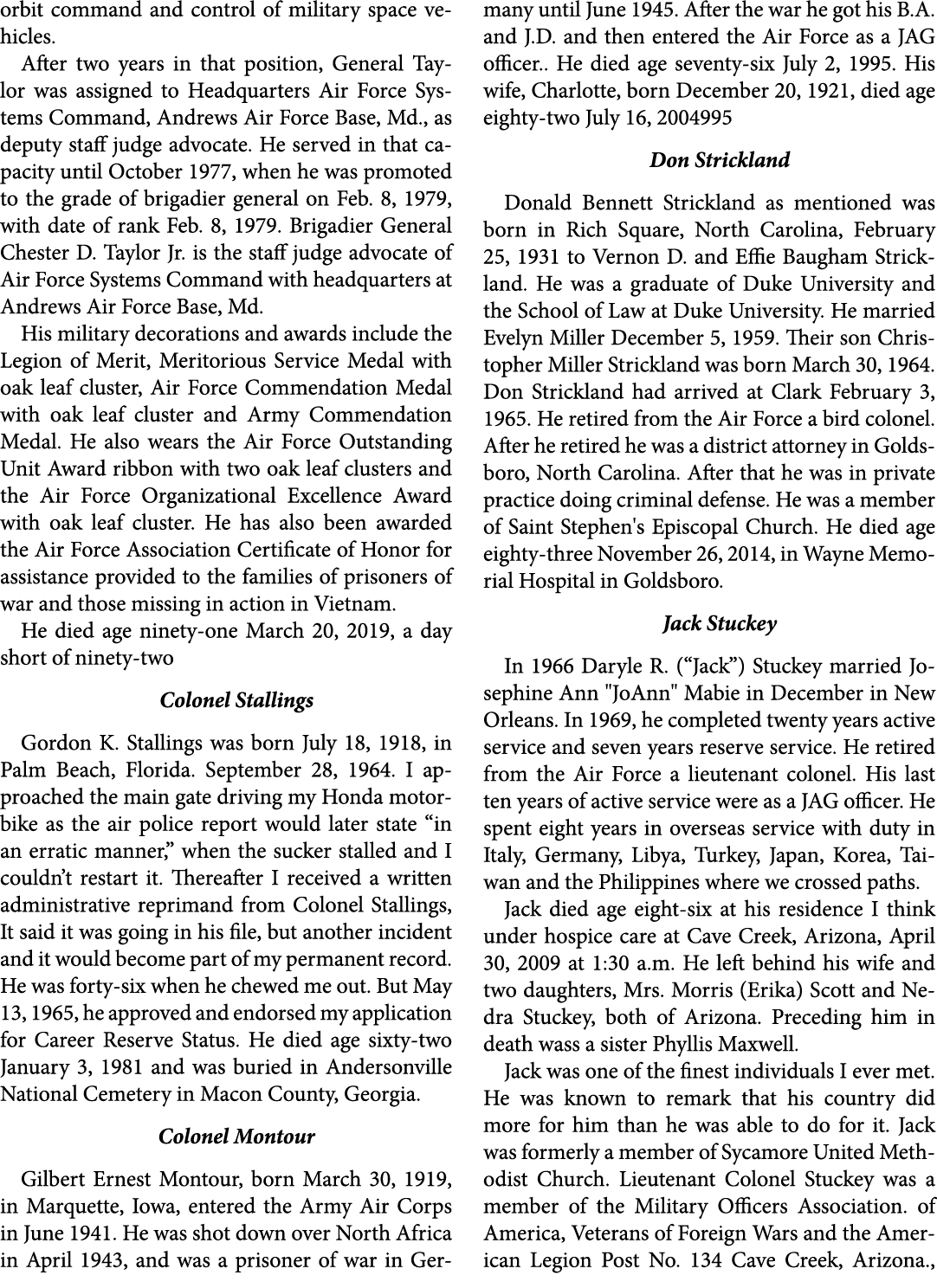 orbit command and control of military space vehicles. After two years in that position, General Taylor was assigned t...