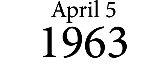 April 5 1963