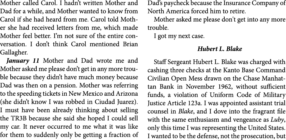 Mother called ﻿Carol. I hadn’t written Mother and Dad for a while, and Mother wanted to know from ﻿Carol if she had h...