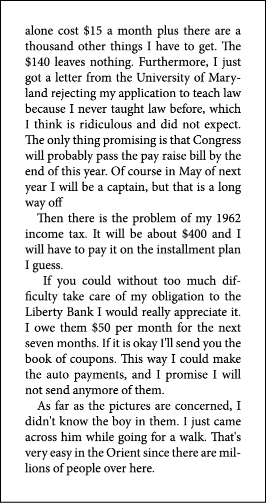 alone cost $15 a month plus there are a thousand other things I have to get. The $140 leaves nothing. Furthermore, I ...