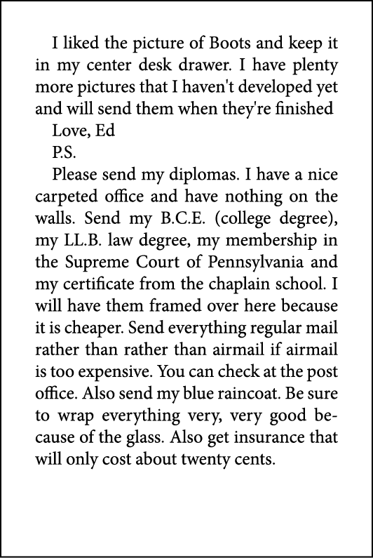 I liked the picture of Boots and keep it in my center desk drawer. I have plenty more pictures that I haven't develop...