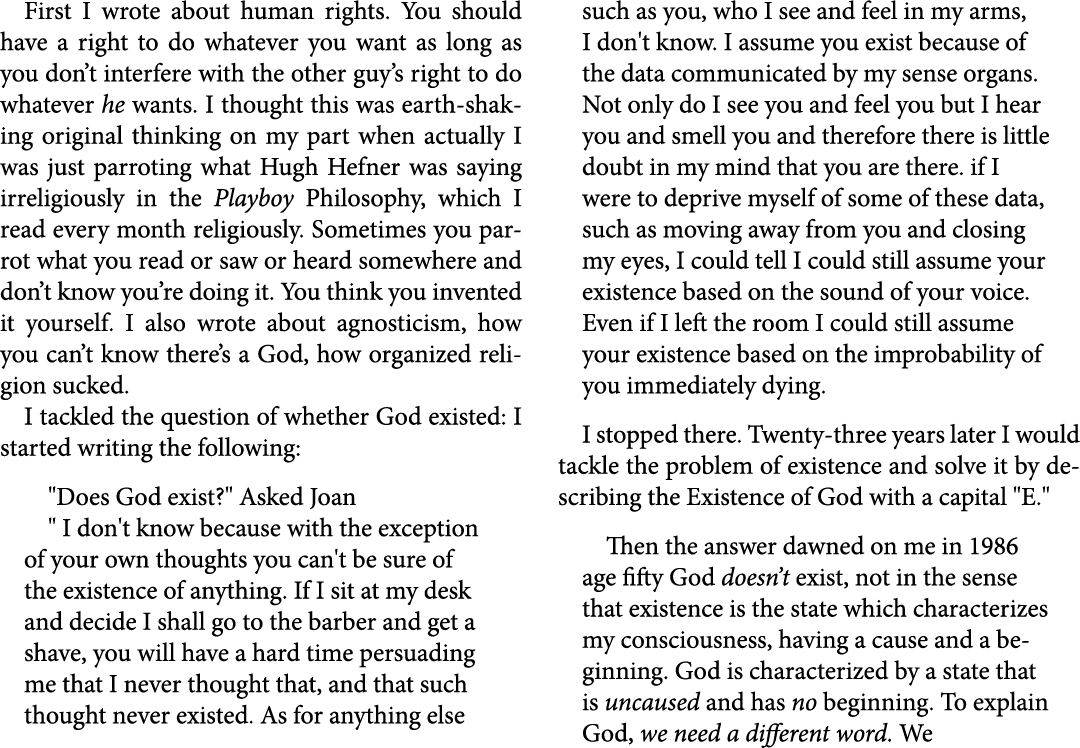 First I wrote about ﻿human rights. You should have a right to do whatever you want as long as you don’t interfere wit...