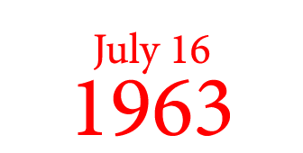 July 16 1963