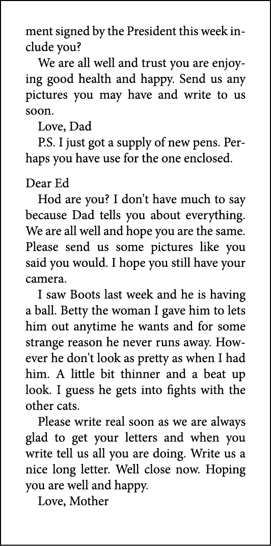 ment signed by the President this week include you? We are all well and trust you are enjoying good health and happy....