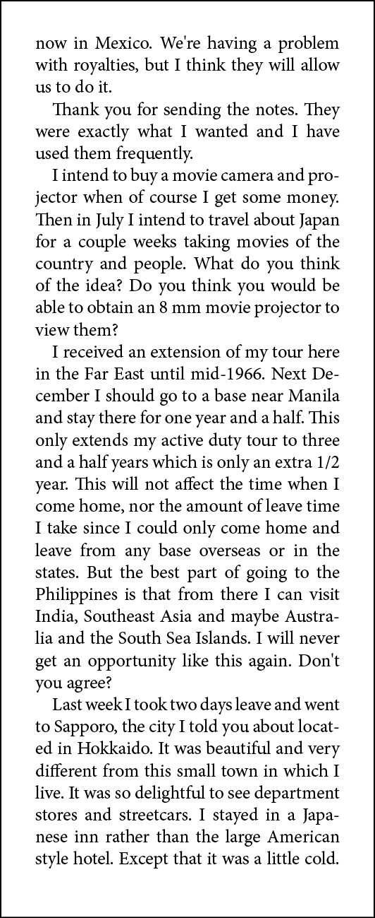 now in Mexico. We're having a problem with royalties, but I think they will allow us to do it. Thank you for sending ...