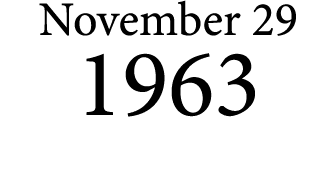 November 29 1963