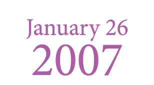 January 26 2007