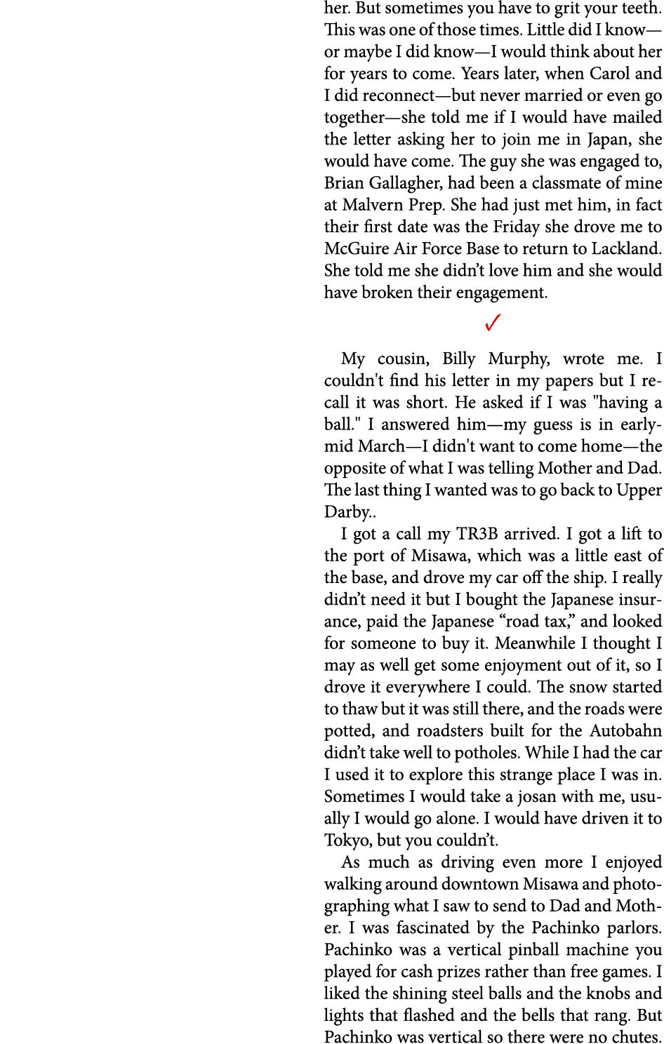 her. But sometimes you have to grit your teeth. This was one of those times. Little did I know—or maybe I did know—I ...