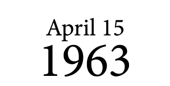 April 15 1963