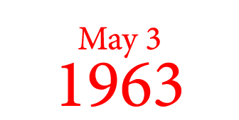 May 3 1963