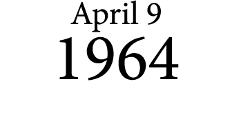 April 9 1964