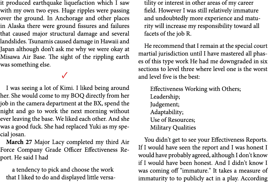 it produced ﻿earthquake liquefaction which I saw with my own two eyes. Huge ripples were passing over the ground. In ...