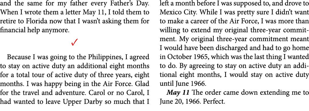 and the same for my father every Father’s Day. When I wrote them a letter May 11, I told them to retire to ﻿Florida n...
