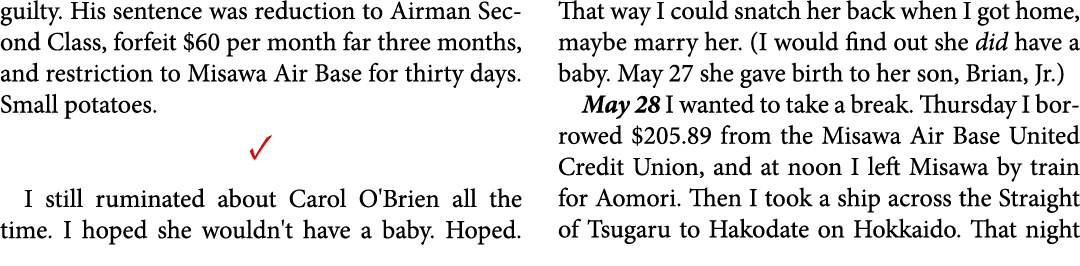 guilty. His sentence was reduction to Airman Second Class, forfeit $60 per month far three months, and restriction to...