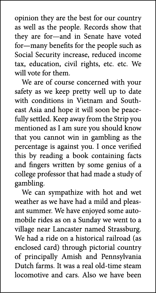 opinion they are the best for our country as well as the people. Records show that they are for—and in Senate have vo...