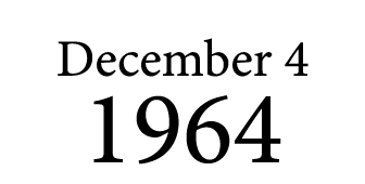 December 4 1964