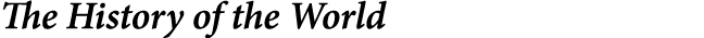 The History of the World