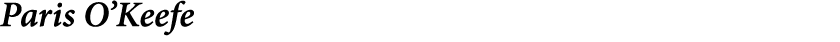 Paris O’Keefe