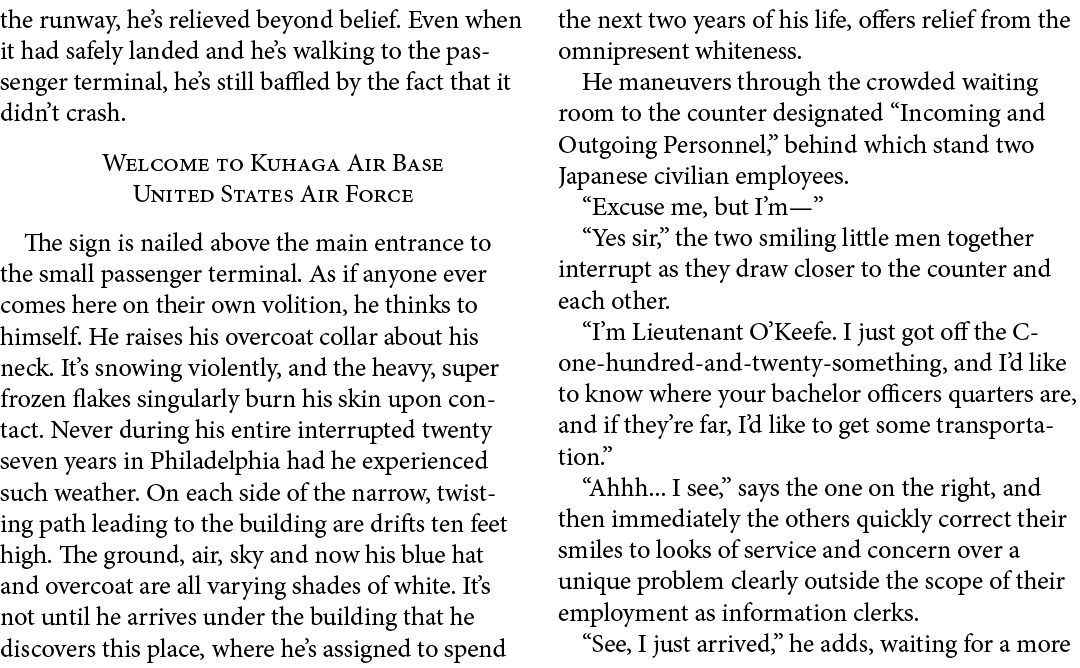 the runway, he’s relieved beyond belief. Even when it had safely landed and he’s walking to the passenger terminal, h...