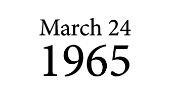 March 24 1965