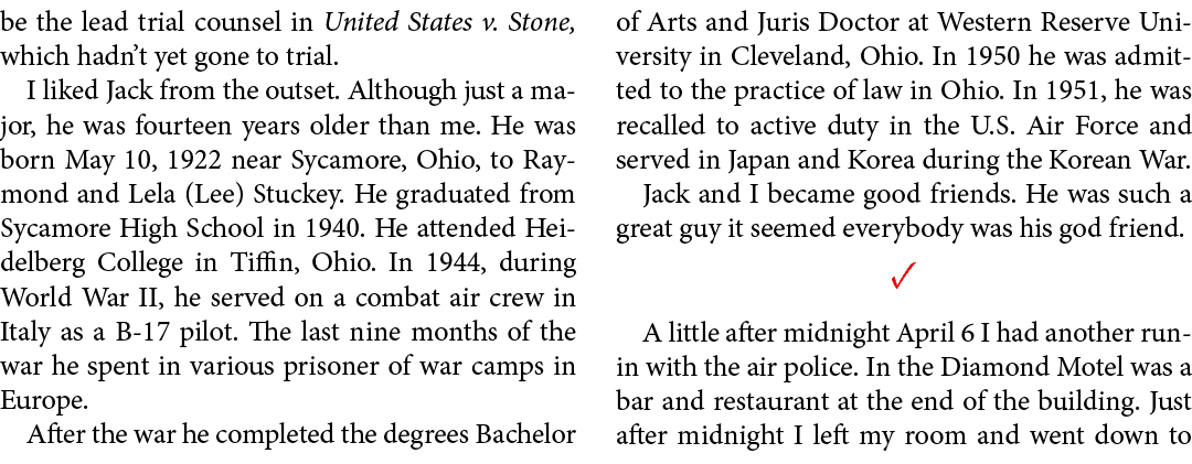 be the lead trial counsel in ﻿United States v. Stone, which hadn’t yet gone to trial. I liked Jack from the outset. A...