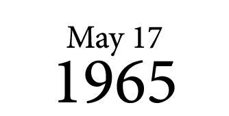 May 17 1965