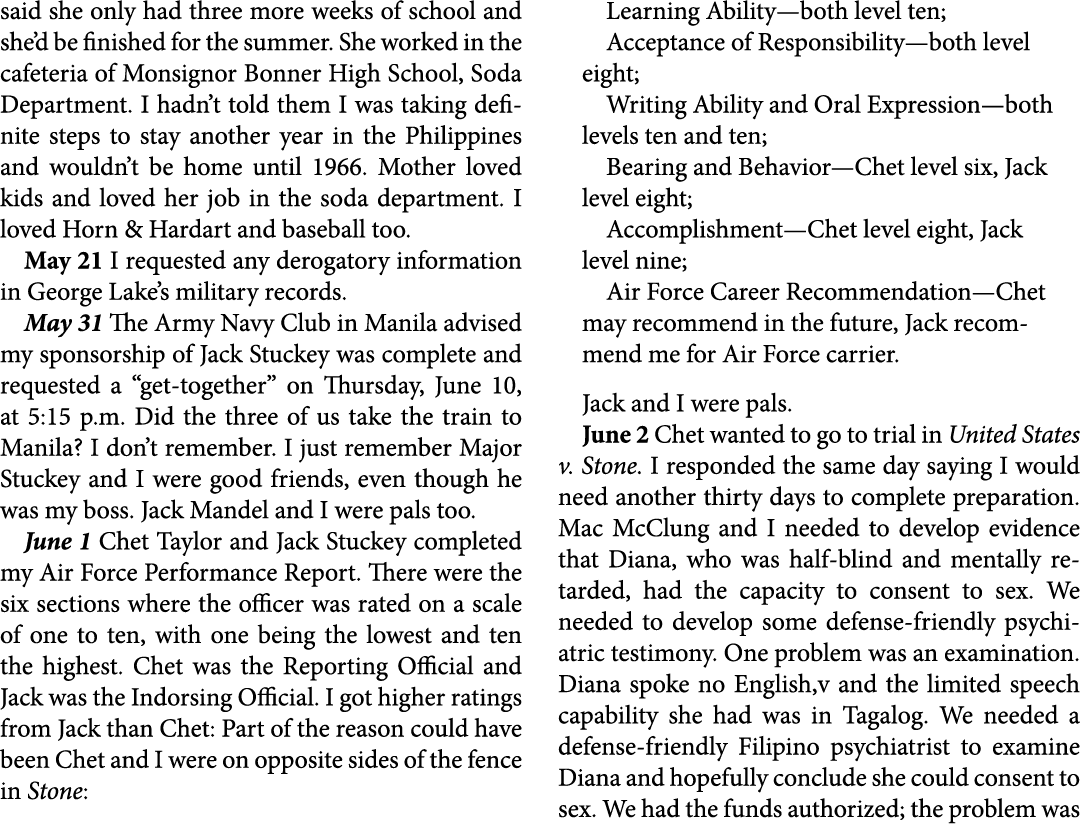 said she only had three more weeks of school and she’d be finished for the summer. She worked in the cafeteria of Mon...