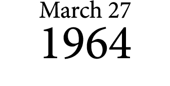 March 27 1964