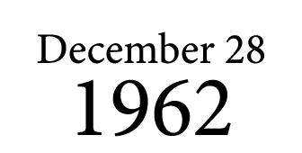 December 28 1962