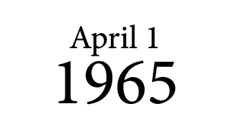 April 1 1965