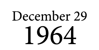 December 29 1964