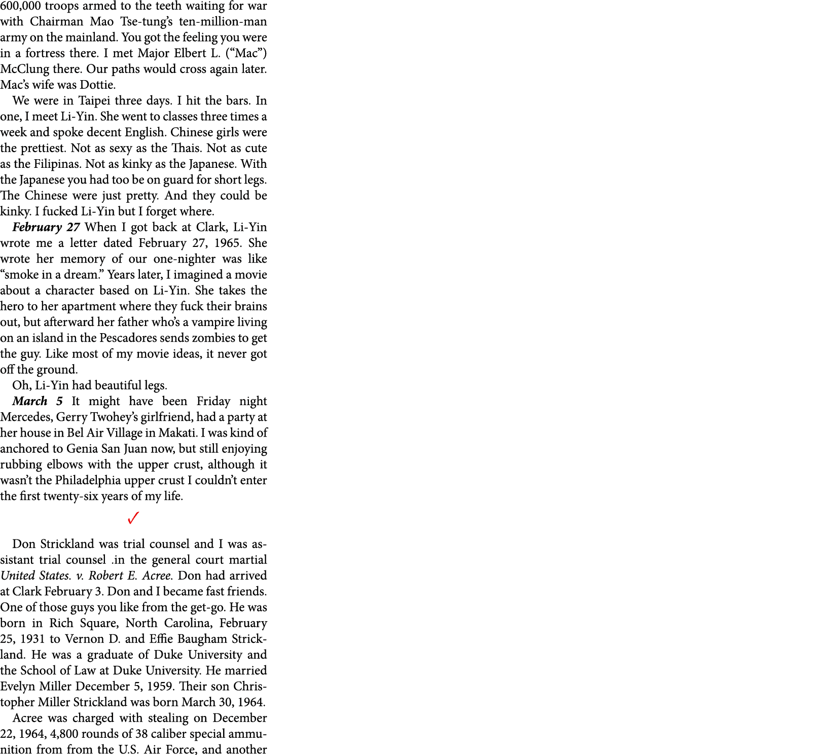 600,000 troops armed to the teeth waiting for war with Chairman ﻿Mao Tse tung’s ten million man army on the mainland....