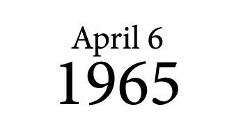 April 6 1965