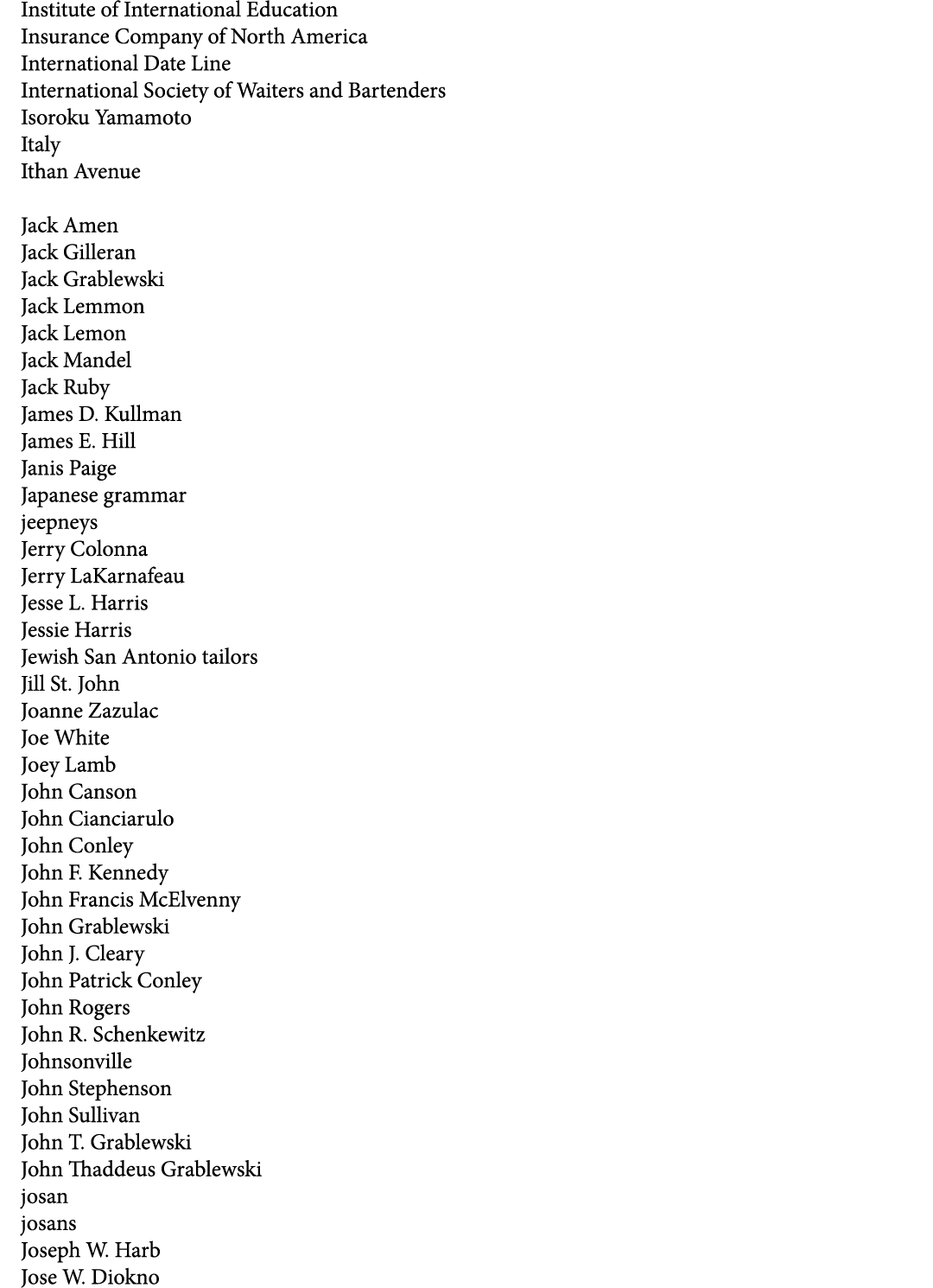 Institute of International Education Insurance Company of North America International Date Line International Society...