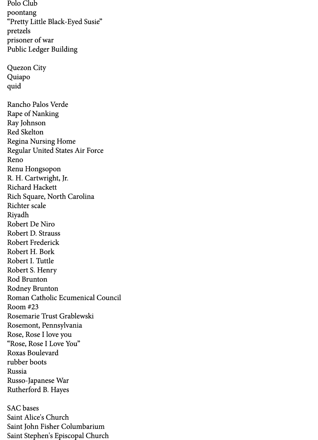 Polo Club poontang “Pretty Little Black Eyed Susie” pretzels prisoner of war Public Ledger Building Quezon City Quiap...