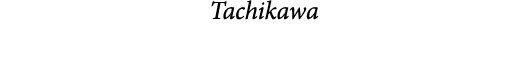  Tachikawa