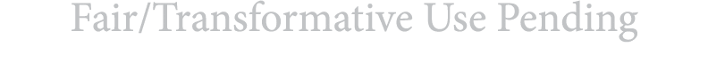 Fair/Transformative Use Pending