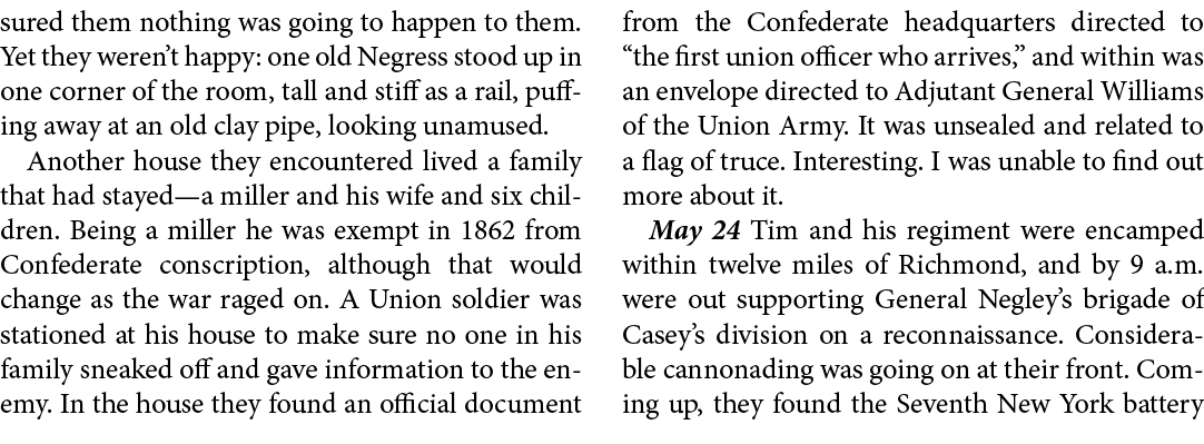 sured them nothing was going to happen to them. Yet they weren’t happy: one old Negress stood up in one corner of the...
