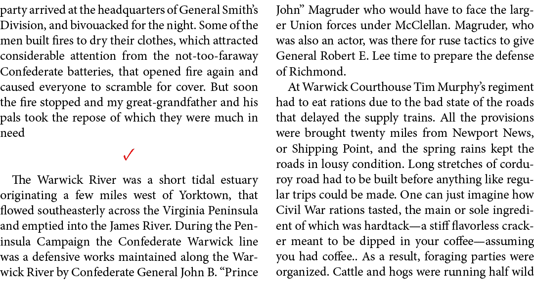 party arrived at the headquarters of General Smith’s Division, and bivouacked for the night. Some of the men built fi...