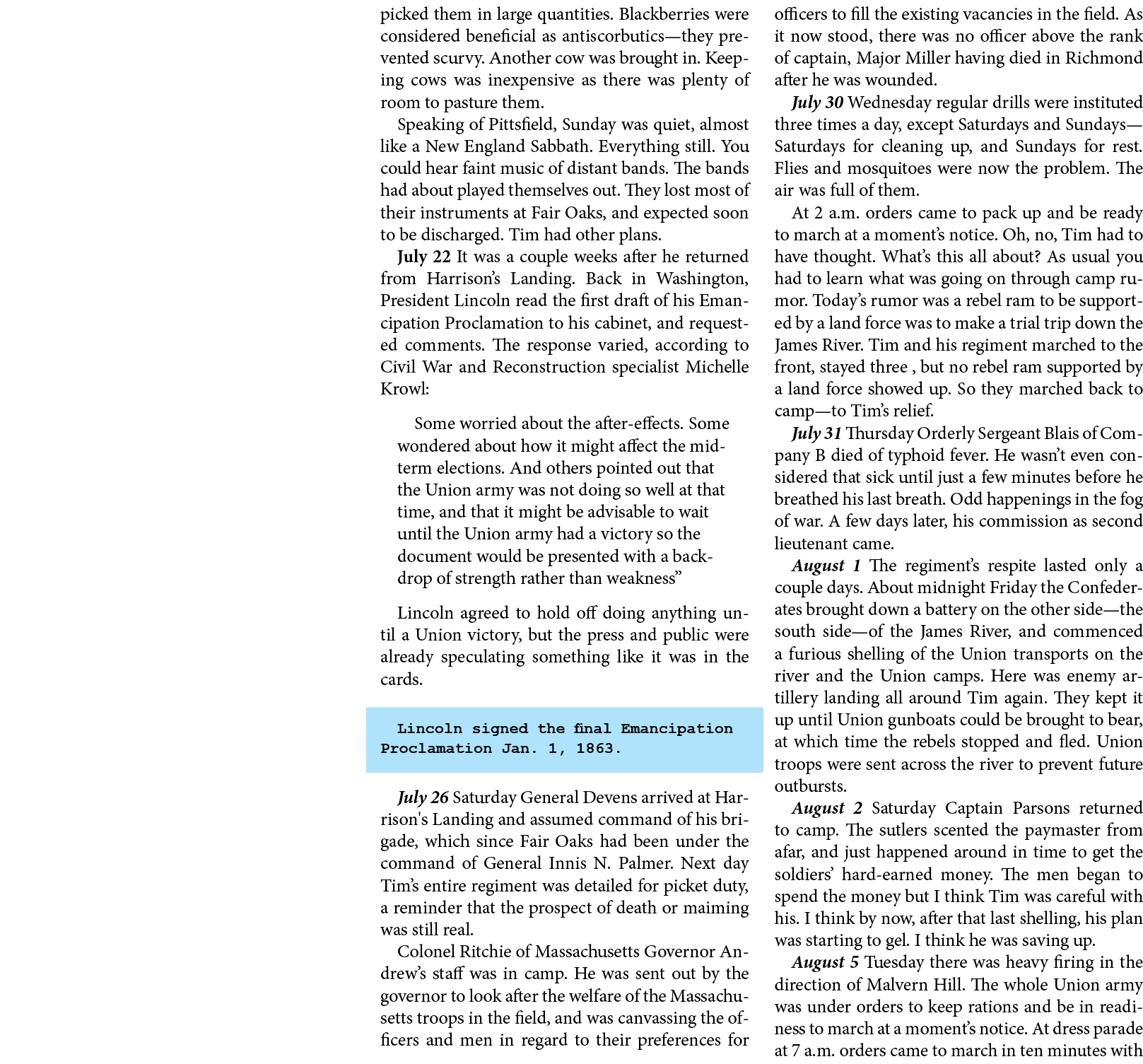picked them in large quantities. Blackberries were considered beneficial as ﻿antiscorbutics—they prevented scurvy. An...