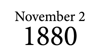 November 2 1880