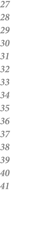 27 28 29 30 31 32 33 34 35 36 37 38 39 40 41 