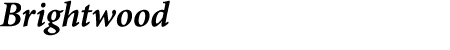 ﻿﻿Brightwood