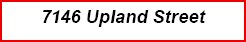 7146 ﻿Upland Street 