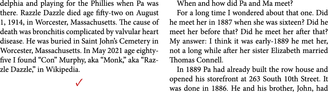 delphia and playing for the ﻿Phillies when Pa was there. ﻿Razzle Dazzle died age fifty two on August 1, 1914, in ﻿Wor...