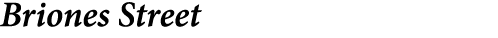 Briones Street