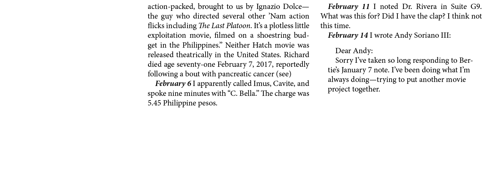 action packed, brought to us by Ignazio Dolce—the guy who directed several other ’Nam action flicks including The Las...