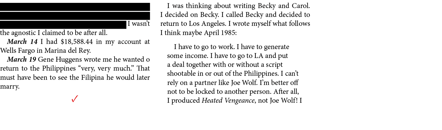 went for girls that were of age. I was worried God was going to strike me down dead for going with real young girls. ...