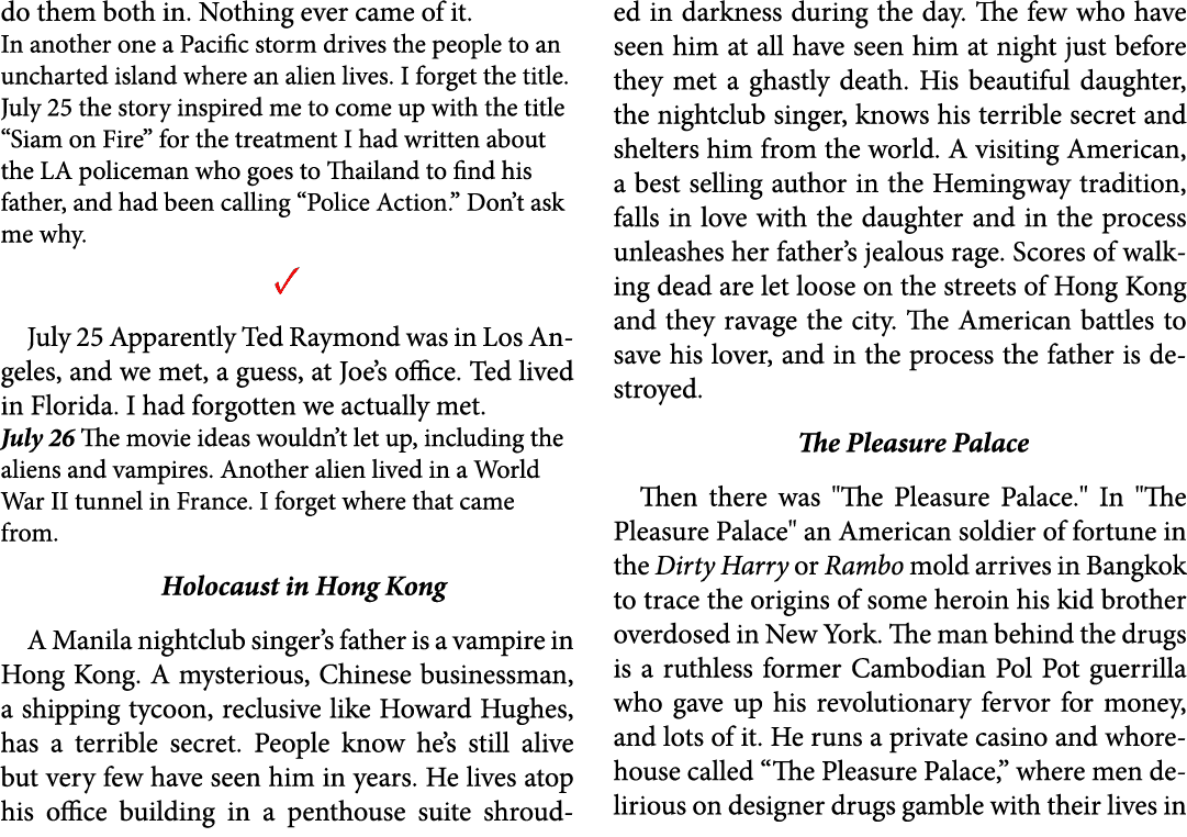 do them both in. Nothing ever came of it. In another one a Pacific storm drives the people to an uncharted island whe...